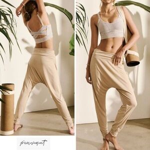 NWOT Free People Movement Clay Echo Harem Pants